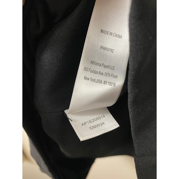 ADRIANNA PAPELL DRESS 4 FESTIVE WORK HOLIDAY PARTY SEQUIN LONG SLEEVE COCKTAIL - Picture 5 of 10